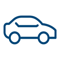 Icon eines Autos als Symbol für die Anreise mit dem PKW zur ESV-Akademie in Berlin